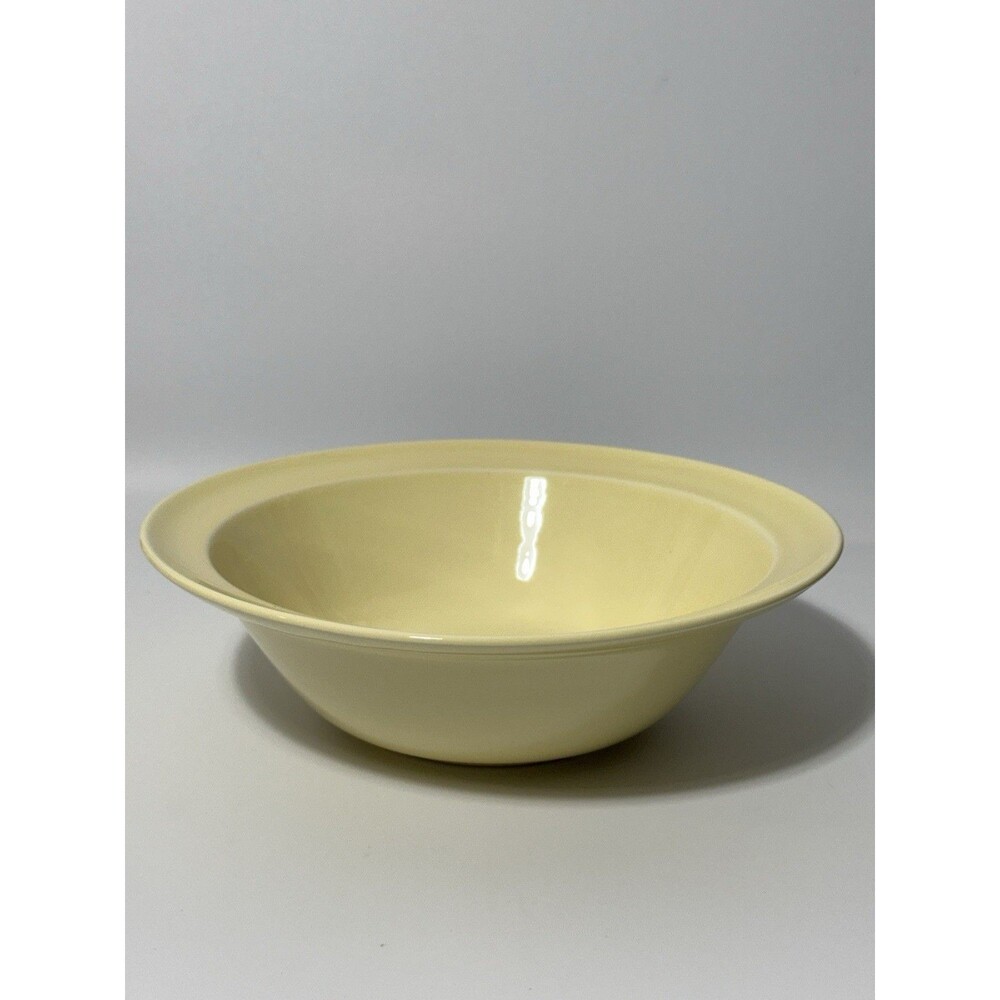Vtg LuRay Pastels 9" Serving Bowl Yellow TS&T MCM